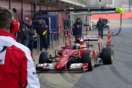 Kimi Räikkönen - Ferrari - Formel 1-Test - Barcelona - 19. Februar 2015