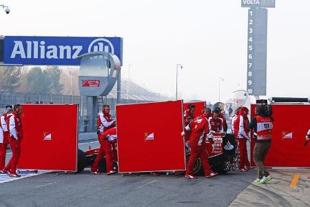 Kimi Räikkönen - Ferrari - Formel 1-Test - Barcelona - 19. Februar 2015