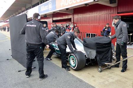Nico Rosberg - Mercedes - Formel 1-Test - Barcelona - 19. Februar 2015