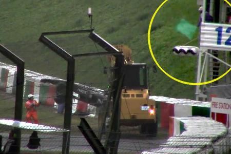 GP Japan 2014 - Unfall Bianchi