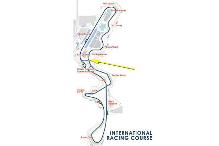 Strecke Suzuka - GP Japan