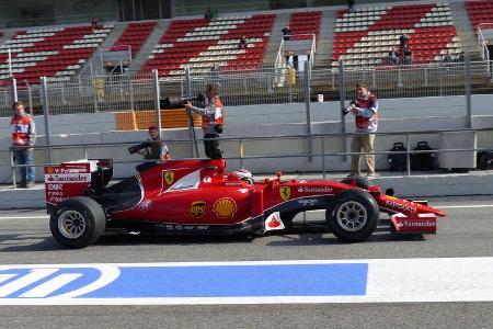 Kimi Räikkönen - Ferrari - Formel 1-Test - Barcelona - 19. Februar 2015