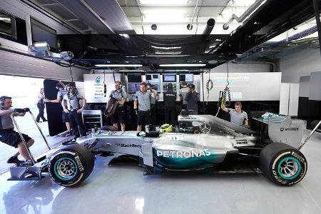 Nico Rosberg - Mercedes - Bahrain - Formel 1 Test - 2014