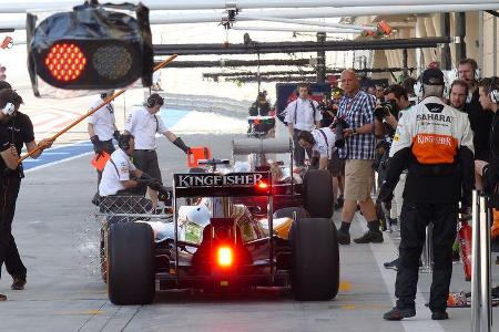Force India - Bahrain - Formel 1 Test - 2014