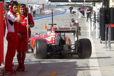 Fernando Alonso - Ferrari - Bahrain - Formel 1 Test - 2014
