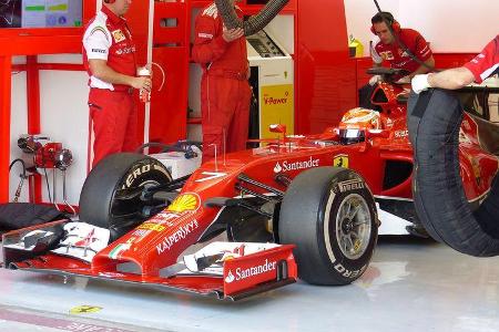 Kimi Räikkönen - Ferrari - Formel 1 - Test - Bahrain - 1. März 2014