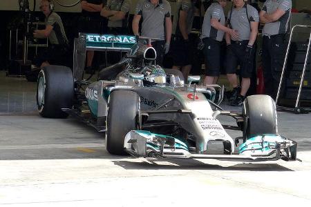 Nico Rosberg - Mercedes - Formel 1 - Bahrain - Test - 1. März 2014