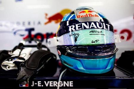 Jean-Eric Vergne - Helm - GP Singapur 2014