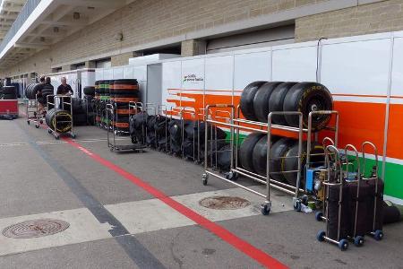 Force India - Formel 1 - GP USA - 29. Oktober 2014