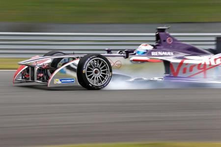 Sam Bird - Formel E-Test - Donington - 07/2014
