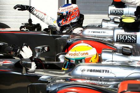 Hamilton & Button - McLaren - Formel 1 - GP Ungarn - Budapest - 28. Juli 2012