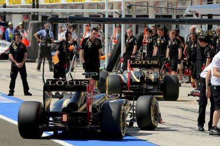 Grosjean - Räikkönen - Lotus - Formel 1 - GP Ungarn - Budapest - 28. Juli 2012