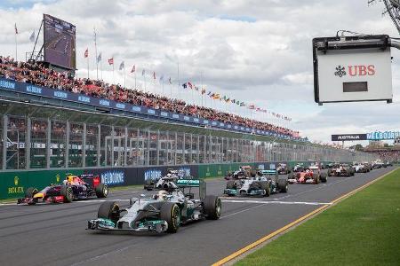 Start - GP Australien 2014