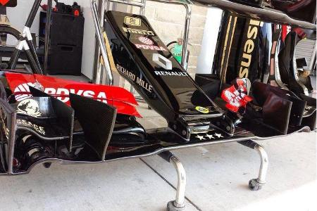 Lotus Nase - Formel 1 - GP USA - 30. Oktober 2014