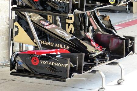 Lotus Nase - Formel 1 - GP USA - 30. Oktober 2014