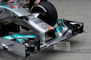Mercedes Nase - GP China 2014