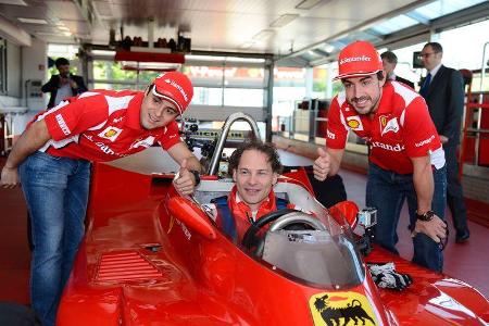 Jacques Villeneuve Ferrari 312 T4 Fiorano 2012