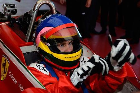 Jacques Villeneuve Ferrari 312 T4 Fiorano 2012