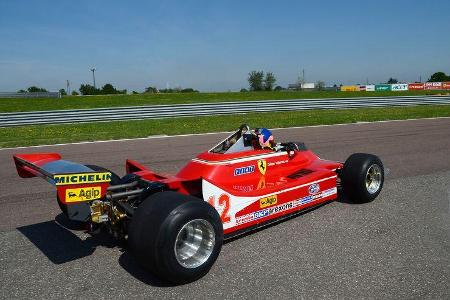 Jacques Villeneuve Ferrari 312 T4 Fiorano 2012