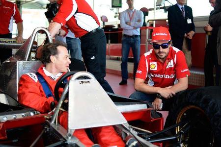 Jacques Villeneuve Ferrari 312 T4 Fiorano 2012