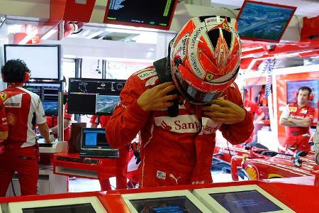 Ferrari - Boxen-Reportage - Formel 1 - GP Ungarn - 2014