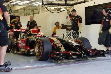 Pastor Maldonado - Lotus - Formel 1 - Test - Bahrain - 21. Februar 2014