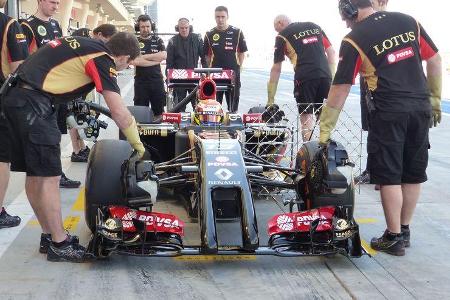 Pastor Maldonado - Lotus - Formel 1 - Test - Bahrain - 21. Februar 2014