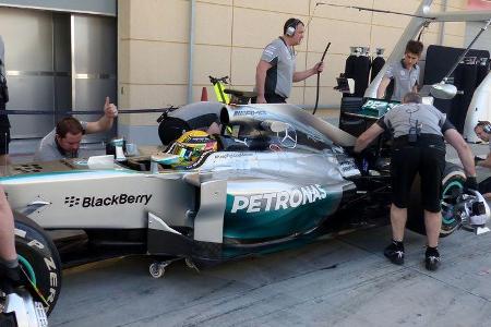 Lewis Hamilton - Mercedes - Formel 1 - Test - Bahrain - 21. Februar 2014