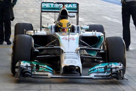 Lewis Hamilton - Mercedes - Formel 1 - Test - Bahrain - 21. Februar 2014