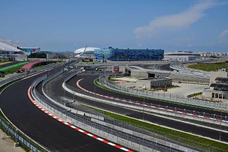 Formel 1-Strecke Sochi - GP Russland 2014