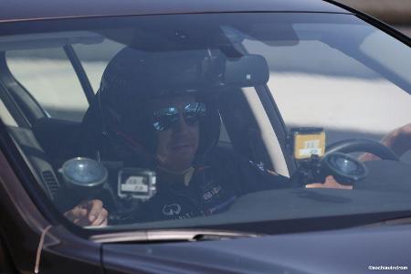 Sebastian Vettel - Sochi-Showrun - Infiniti Q50 - 2014