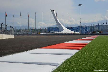 Formel 1-Strecke Sochi - GP Russland 2014