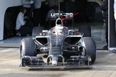 McLaren - Jerez-Test - Formel 1 - 2014