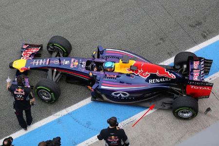 Red Bull - Jerez-Test - Formel 1 - 2014
