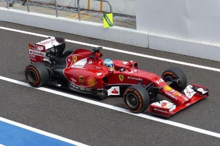 Fernando Alonso - Ferrari - Formel 1 - GP Japan - 3. Oktober 2014