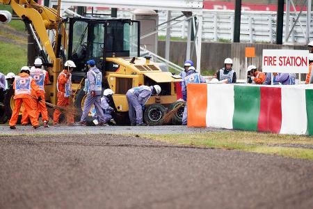 GP Japan 2014 - Unfall Bianchi