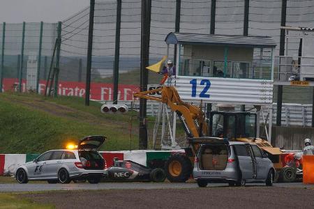GP Japan 2014 - Unfall Bianchi