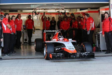 Max Chilton - Marussia - Formel 1 - Jerez - Test - 30. Januar 2014