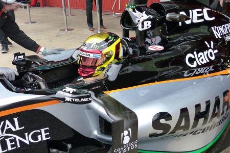 Pascal Wehrlein - Force India - Formel 1-Test - Barcelona - 21. Februar 2015