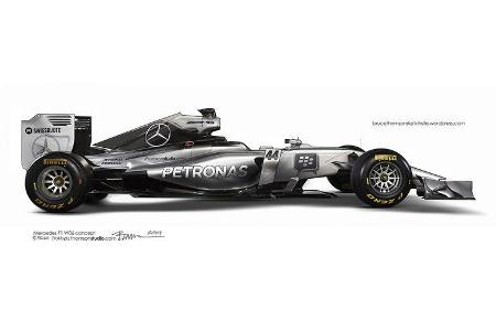 F1 Designs 2015 - Mercedes - Bruce Thomson