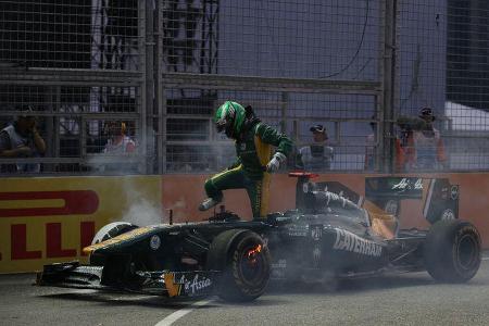 Heikki Kovalainen GP Singapur 2011