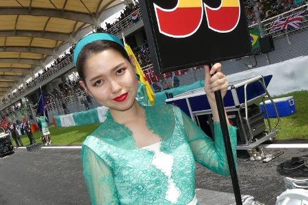 Grid Girls - Formel 1 - GP Malaysia 2017