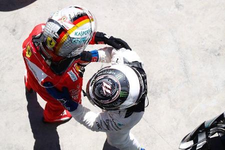 Sebastian Vettel - Valtteri Bottas - Formel 1 - GP Brasilien - 12. November 2017