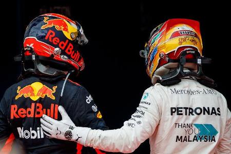 Lewis Hamilton & Max Verstappen - GP Malaysia 2017