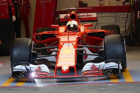 Sebastian Vettel - Ferrari - Formel 1 - Test - Barcelona - 7. März 2017