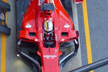 Sebastian Vettel - Ferrari - Formel 1 - Test - Barcelona - 7. März 2017