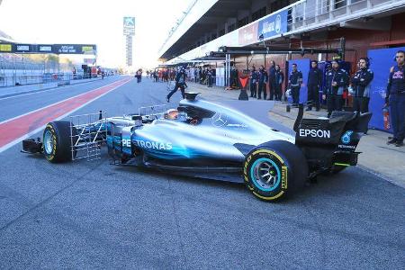 Lewis Hamilton - Mercedes - Formel 1 - Test - Barcelona - 7. März 2017