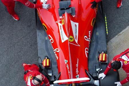 Sebastian Vettel - Ferrari - Formel 1 - Test - Barcelona - 7. März 2017