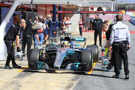Lewis Hamilton - Mercedes - Formel 1 - Test - Barcelona - 7. März 2017
