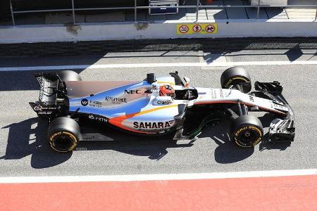 Esteban Ocon - Force India - Formel 1 - Test - Barcelona - 7. März 2017